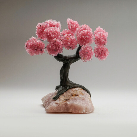 Rose Quartz Gemstone Tree on Rose Quartz I // The Eternal Love Tree // 5.6 lb