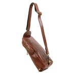 Murphy // Full Gain Leather Chest Bag // Cognac Brown