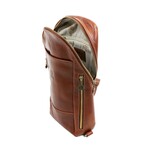 Murphy // Full Gain Leather Chest Bag // Cognac Brown