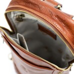 Murphy // Full Gain Leather Chest Bag // Cognac Brown