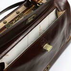 Dr.Faust // Leather Doctor Bag // Dark Brown