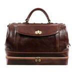 Dr.Faust // Leather Doctor Bag // Dark Brown