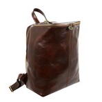 A Bend in the River // Full Grain Leather Backpack // Brown