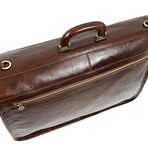 Great Expectations // Full-grain Italian Garment Bag // Brown