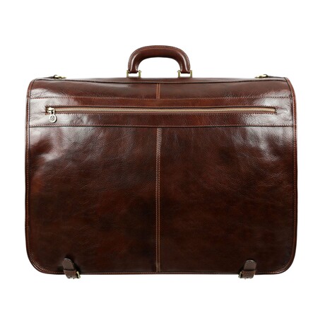 Great Expectations // Full-grain Italian Garment Bag // Brown