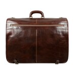 Great Expectations // Full-grain Italian Garment Bag // Brown