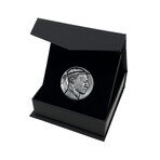 Art Carved Buffalo Nickel // Modern Design // Deluxe Display Box