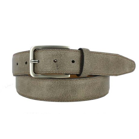 Deadwood Leather Belt // Gray (36)
