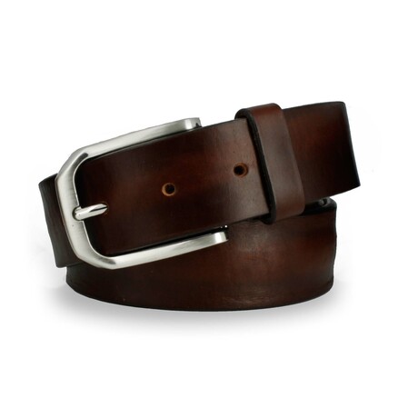 Gunner Leather Belt // Bourbon (36)