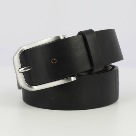 Gunner Leather Belt // Black (36)