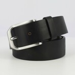Gunner Leather Belt // Black (40)