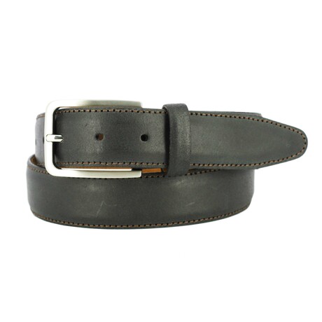 Deadwood Leather Belt // Black (36)