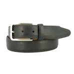 Deadwood Leather Belt // Black (42)