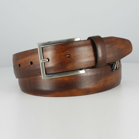 Jackson Leather Belt // Brown (36)