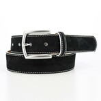 Parma Leather Belt // Black (40)