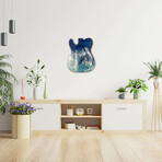 Fender Telecaster Wall Clock // Blue Vortex