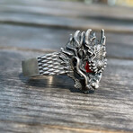 Dragon Gothic Ring // Silver (6)