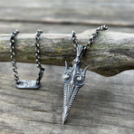 Odin's Spear Necklace // Silver (Chain Length: 20")