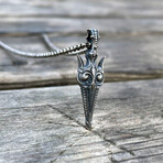 Odin's Spear Necklace // Silver (Chain Length: 20")