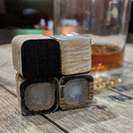 Charred Whiskey Ice Stones