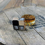 Charred Whiskey Ice Stones