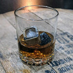 Charred Whiskey Ice Stones