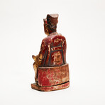Chinese Wood Altar Figure // 19th Century AD