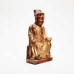 Chinese Wood Altar Figure // 19th Century AD