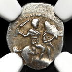 Ivan The Terrible of Russia // Silver Coin Struck 1530-1584 AD