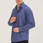 Darius Button-Up Shirt // Dark Blue (Large)