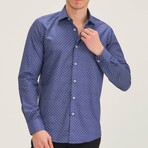 Darius Button-Up Shirt // Dark Blue (Large)