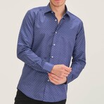 Darius Button-Up Shirt // Dark Blue (Large)