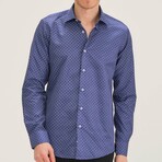 Darius Button-Up Shirt // Dark Blue (Large)