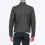 Max Leather Jacket // Brown Tafta (XL)