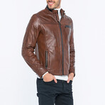 Sebastian Leather Jacket // Chestnut (M)