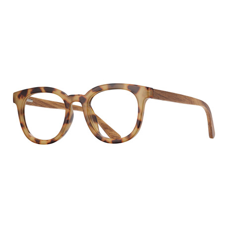 Slate Blue Light Blocking Readers // Honey Tortoise (+0.00)