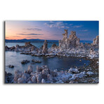 Mono Lake South Tufa Dusk by Mike Jones (12"H x 16"W x 0.13"D)