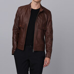 Verona Leather Jacket // Chestnut (2XL)