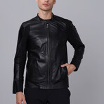 Canne Leather Jacket // Black (2XL)
