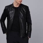 Canne Leather Jacket // Black (3XL)