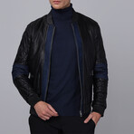 Kevin Leather Jacket // Black (L)