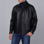 Myles Leather Jacket // Black (3XL)