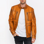Franco Leather Jacket // Camel (2XL)