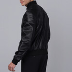 Zurich Leather Jacket // Black (3XL)