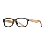 Avalon Blue Light Blocking Readers // Soft Onyx + Walnut Wood (+0.00)