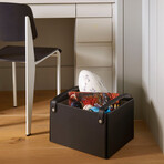 Set of 3: Medium Rectangle Baskets (Dove)