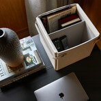 Set of 3: Small Square Baskets (Dove)