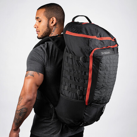 Sovereign Internal Frame Backpack - 50 Liters with 3L Hydro Tanker Reservoir // Black