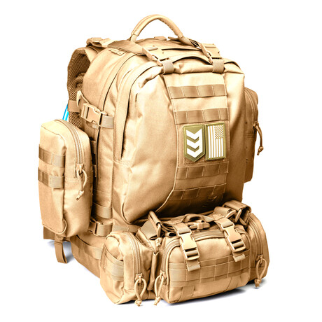 Paratus 3-Day Operator's Backpack and 3L Hydro Tanker Reservoir // Coyote Tan