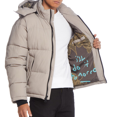 Artwear Puffer // Taupe (XS)